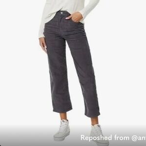 Levi's Gray Ribcage - Cropped Corduroys